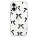 Чохол прозорий Print Mood swings with MagSafe для iPhone 17 Air Bow Black
