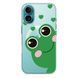Чохол прозорий Print Happy Nice with MagSafe для iPhone 17 Frog
