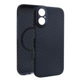 Чехол PC Carbon with MagSafe для iPhone 17 Black