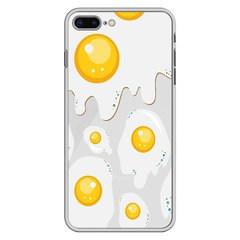 Чохол прозорий Print FOOD для iPhone 7 Plus|8 Plus Eggs купити
