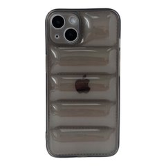 Чехол Silicone Inflatable Case для iPhone 13 Transparent Gray