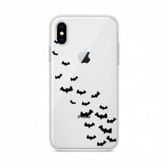 Чохол прозорий Print Halloween для iPhone X | XS Flittermouse купити