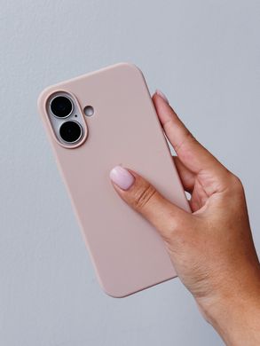 Чохол Silicone Case Full для iPhone 16 PRO Pink Sand - ash-mobile.com.ua - фото 2