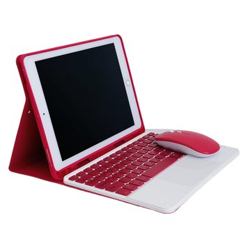 Чехол-клавиатура + мышка для iPad 10 10.9 ( 2022 ) Red - ash-mobile.com.ua - фото 1