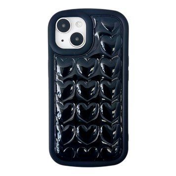 Чохол 3D Love Case для iPhone 14 Black - ash-mobile.com.ua - фото 1