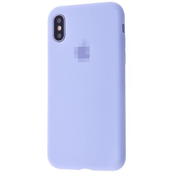 Чохол Silicone Case Full для iPhone XS MAX Lilac - ash-mobile.com.ua - фото 1