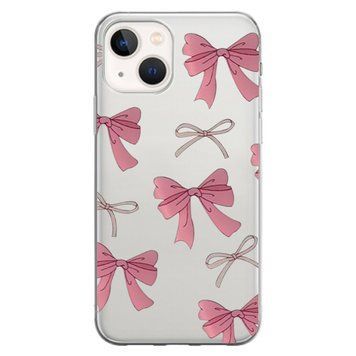 Чохол прозорий Print Mood swings для iPhone 14 Plus Bow Pink - ash-mobile.com.ua - фото 1