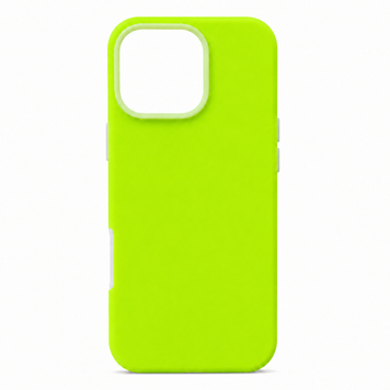 Чехол Matte Neon для iPhone 15 Light Green - ash-mobile.com.ua - фото 1