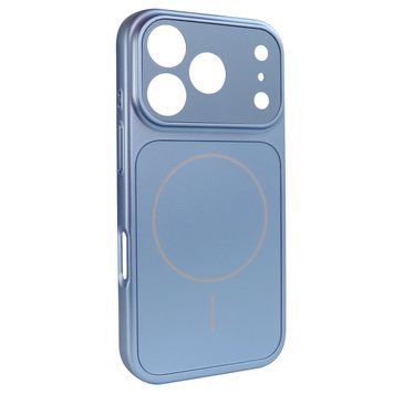 Чохол Nofelet AG Glass with MagSafe для iPhone 17 PRO MAX Light Blue