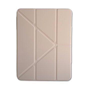 Чехол Logfer Origami Smart New Pencil Groove для iPad 10.2 Pink Sand - ash-mobile.com.ua - фото 1
