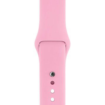 Ремінець Silicone Sport Band для Apple Watch 42mm | 44mm | 45mm | 46mm | 49mm Light Pink розмір S - ash-mobile.com.ua - фото 1