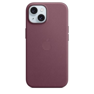 Чохол FineWoven Case with MagSafe для iPhone 15 Mulberry