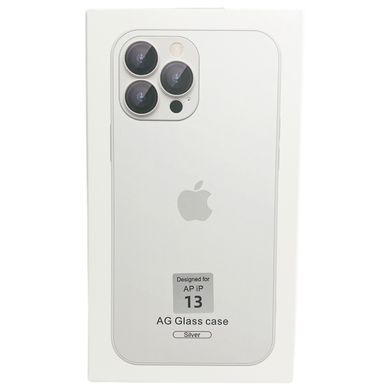 Чехол AG-Glass Matte Case with MagSafe для iPhone 14 Plus Silver