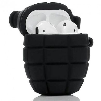 Чехол 3D для AirPods 1 | 2 Grenade Black купить
