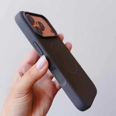 Чохол Silicone Slim with MagSafe для iPhone 18 PRO MAX Black