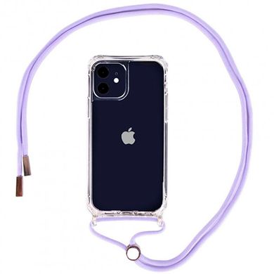 Чехол Crossbody Transparent со шнурком для iPhone 12 MINI Glycine купить