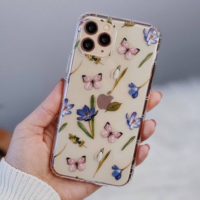 Чехол прозрачный Print Butterfly для iPhone 11 PRO MAX Blue - ash-mobile.com.ua - фото 2