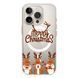 Чохол прозорий Print NEW YEAR with MagSafe для iPhone 16e | 17e Three deer - ash-mobile.com.ua - фото 1