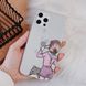 Чохол прозорий Print Home Girls для iPhone 16e | 17e Blue