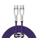 Кабель Baseus Cafule Metal Type-C to Type-C 100W (1m) Purple купити