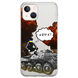 Чехол прозрачный Print NO WAR для iPhone 17 Air Гопник