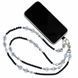Ремінець для смартфону CROSSBODY CHAIN "SWEET & COOL" HEARTS - BLACK - ash-mobile.com.ua - фото 1