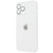 Чехол AG-Glass Matte Case with MagSafe для iPhone 14 Plus Silver