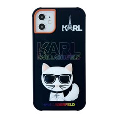 Чехол Karl Lagerfeld Paris Silicone Case для iPhone 11 Cat Black купить