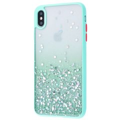 Чехол Confetti Glitter Case для iPhone XS MAX Sea Blue купить