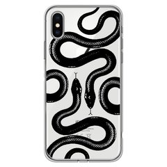 Чехол прозрачный Print Snake для iPhone XS MAX Viper купить