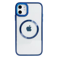Чехол Matte Frame MagSafe для iPhone 11 Blue купить