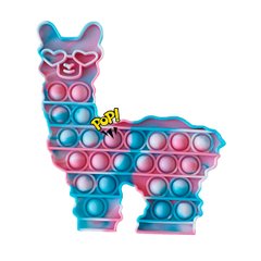 Pop-It іграшка Lama (Лама) Pink/Blue/White купити