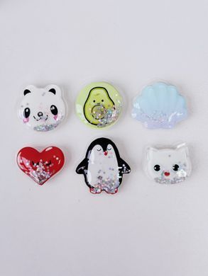 PopSocket рідкі блискітки Paw Black - ash-mobile.com.ua - фото 4