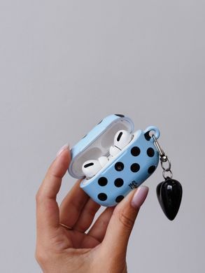 Чохол Toys Case для AirPods PRO 2 Black Dots Blue - ash-mobile.com.ua - фото 2