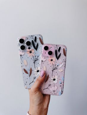 Чехол прозрачный Print Flower для iPhone 17 Air Spring Breeze