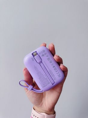 Портативная Батарея Hoco Q20 Fountain 22.5W+PD20W 10000mAh Purple - ash-mobile.com.ua - фото 6