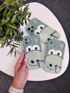 Чехол 3D Dinosaur Case для iPhone X | XS Green - ash-mobile.com.ua - фото 4