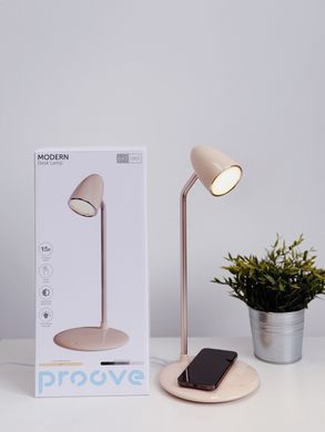 Настільна лампа з Бездротовою Зарядкою Proove Modern White - ash-mobile.com.ua - фото 14