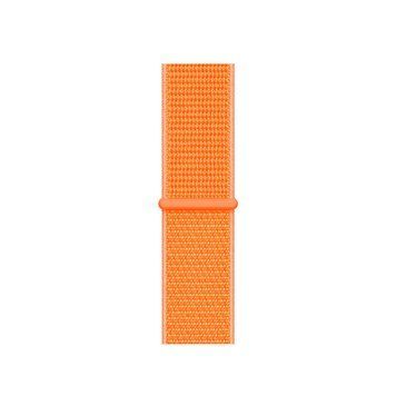 Ремінець Nylon Loop з липучкою для Apple Watch 38mm | 40mm | 41mm | 42mm (10 | 11 series) Papaya - ash-mobile.com.ua - фото 1