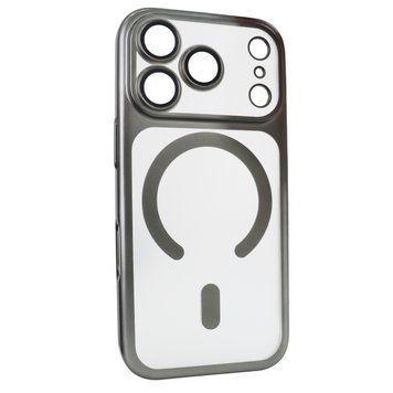 Чехол Titan Frame Matte PC MagSafe Case для iPhone 17 PRO MAX Gray