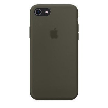 Чохол Silicone Case Full для iPhone 7 | 8 | SE 2 | SE 3 Dark Olive - ash-mobile.com.ua - фото 1