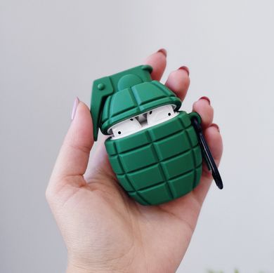 Чохол 3D для AirPods 1 | 2 Grenade Green купити