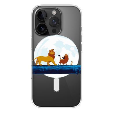 Чохол прозорий Print Lion King with MagSafe для iPhone 17 PRO Friends