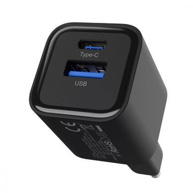 МЗП Proove Silicone Power Plus 20W (Type-C + USB) Black - ash-mobile.com.ua - фото 3