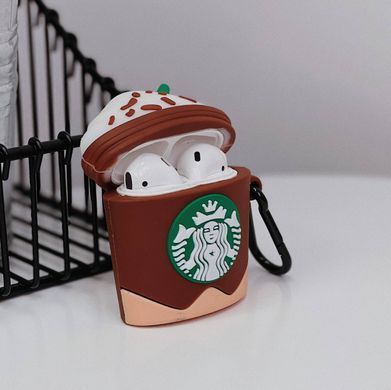 Чохол 3D для AirPods 1 | 2 BIG HERO STARBUCKS Brown - ash-mobile.com.ua - фото 3