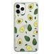 Чохол прозорий Print SUMMER для iPhone 12 | 12 PRO Avocado - ash-mobile.com.ua - фото 1