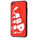 Чехол Sneakers Brand Case (TPU) для iPhone 7 | 8 | SE 2 | SE 3 Кроссовок Red-White