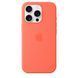Чохол Silicone Case with MagSafe OEM для iPhone 16 PRO Tangerine