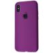 Чехол Silicone Case Full для iPhone X | XS Purple купить