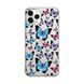 Чехол прозрачный Print Butterfly для iPhone 15 PRO MAX Blue/Pink - ash-mobile.com.ua - фото 1